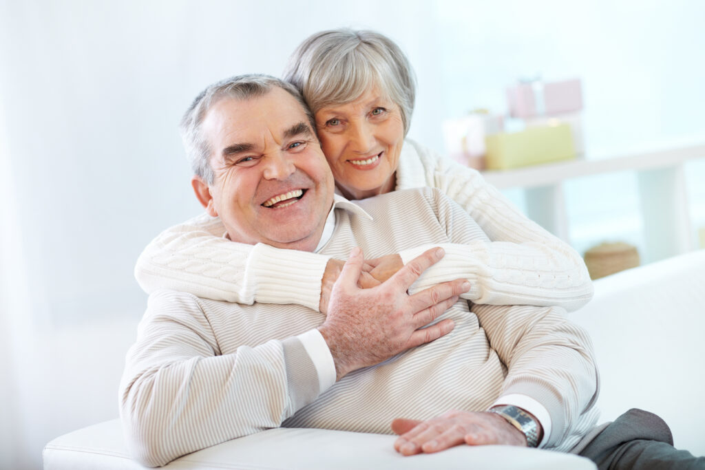 Pareja de la tercera edad